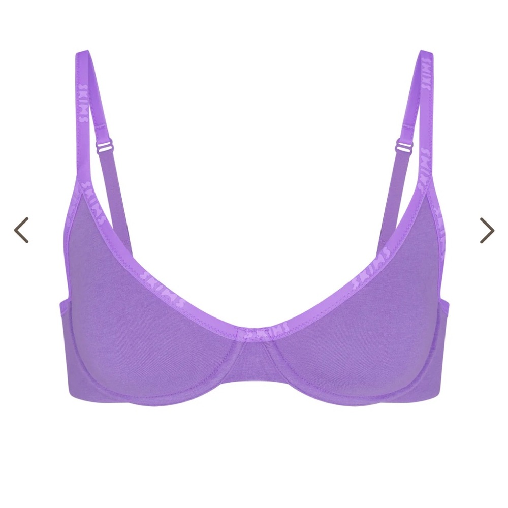 Skims Cotton Logo Demi Bra